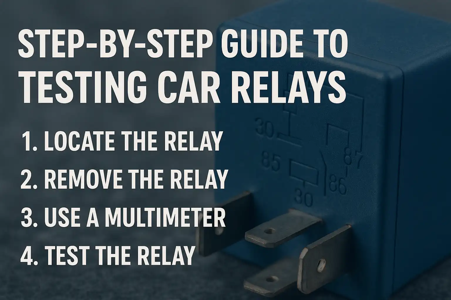 Step-by-Step Guide to Testing Car Relays Step-by-Step Guide to Testing Car Relays